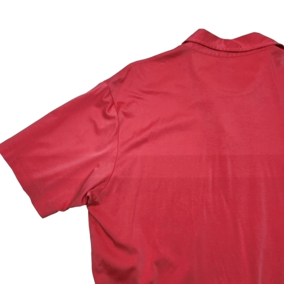 Daniel Cremieux Polo Shirt Short Sleeve Pink 100% Mercerized Cotton, Size Large - Picture 7 of 14